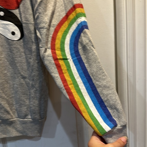 Lauren Moshi Harmony Daisy Oversized Hoodie Sweatshirt S - Picture 6 of 11